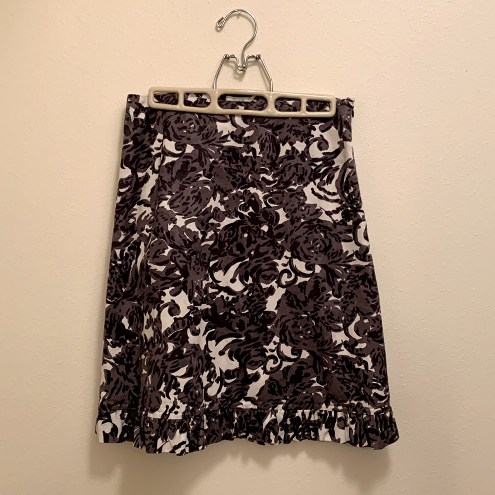 Vintage Anthropologie Odille Floral Skirt